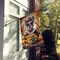 Edge Collections - 28" x 40" - Multicolor - French Bulldog Thanksgiving House Flag Decorative Sleeve Pole Banner - 1 Piece